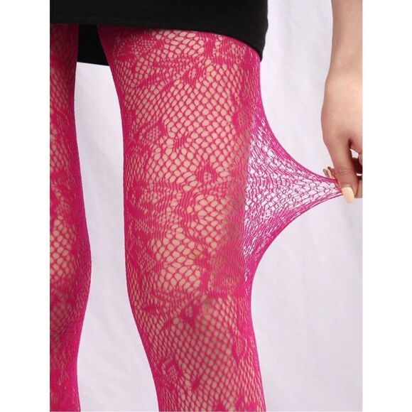 Lace Patterned Tights - Picture 4 of 4